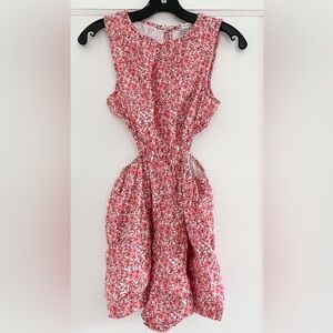 American Eagle Outfitters Red Floral Romper